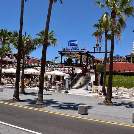 Studio Apartment No 1 Directly On The Beach And Sea, Terrace, Heated Pool, Wifi Playa de las Américas Eksteriør billede