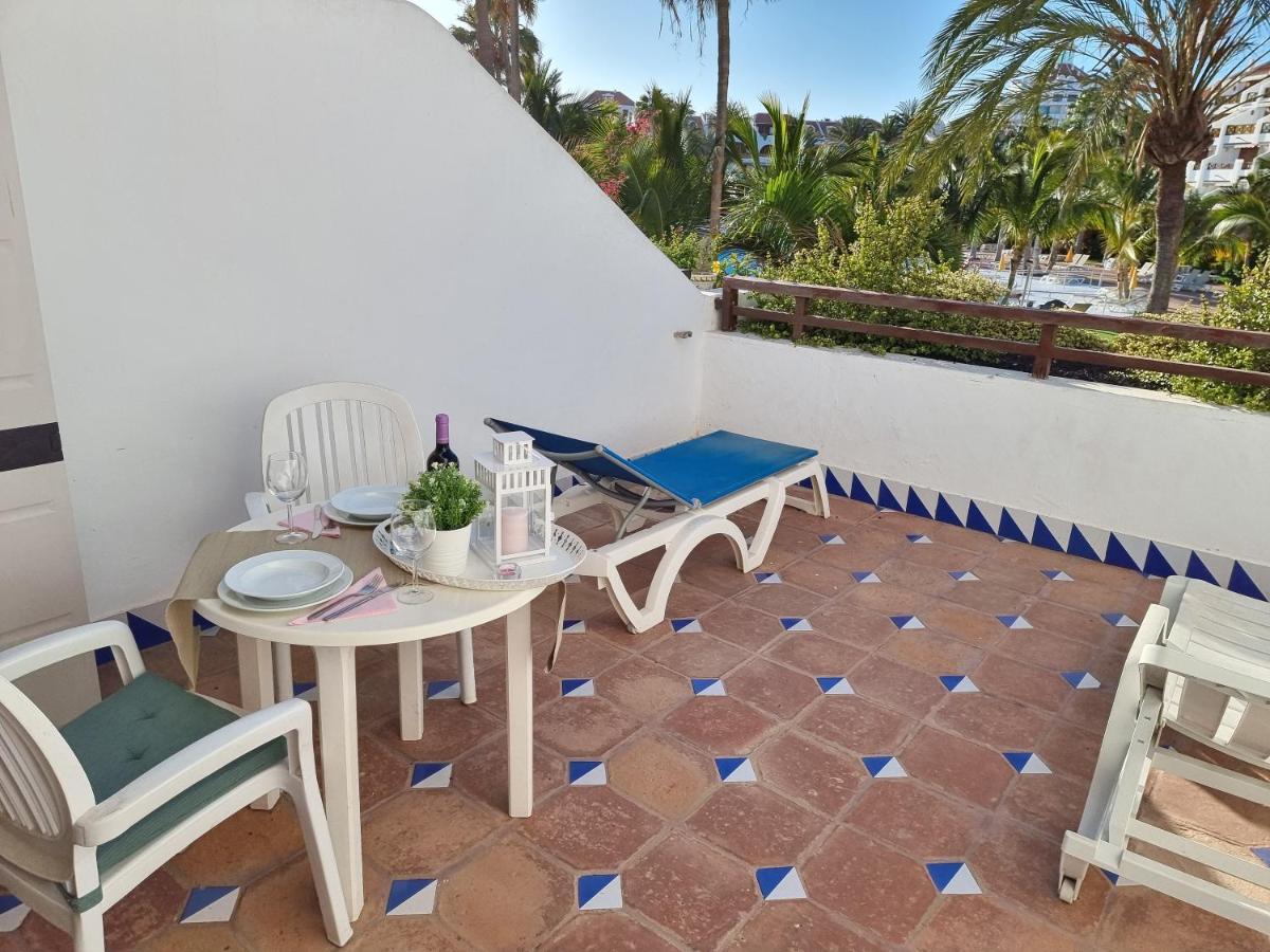 Studio Apartment No 1 Directly On The Beach And Sea, Terrace, Heated Pool, Wifi Playa de las Américas Eksteriør billede