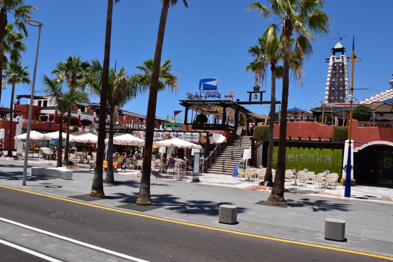 Studio Apartment No 1 Directly On The Beach And Sea, Terrace, Heated Pool, Wifi Playa de las Américas Eksteriør billede